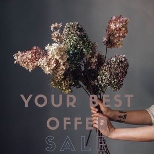 • clearing inventory! send offers! •